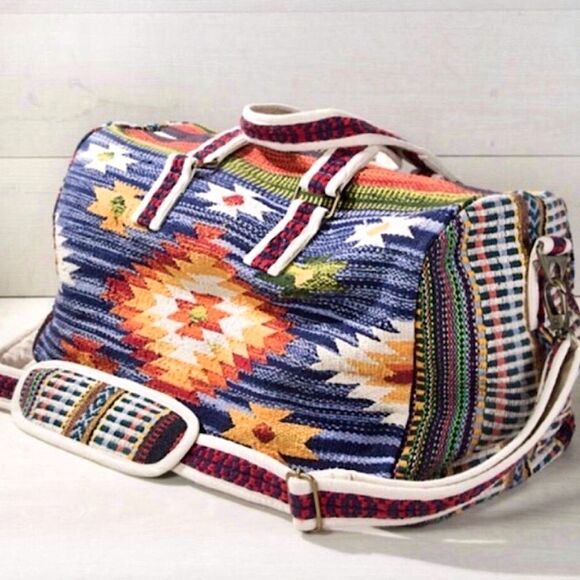 Ruggine Handbags - ❣️Trade w/Amy❣️NWT Ruggine Handmade Navajo/Boho Weekender & NWT Jacket/Cardigan